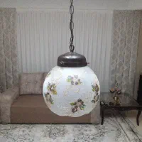 لوستر طرح گل و برگ