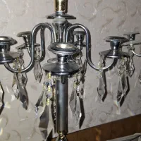 ۲ عدد شمعدان سیلور با میز