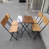 میزتاشو وصندلی تاشو MDF|میز و صندلی غذاخوری|تبریز, |دیوار