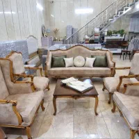 مبل فرانسوی ۲گل|مبلمان خانگی و میز عسلی|شاهدشهر, |دیوار