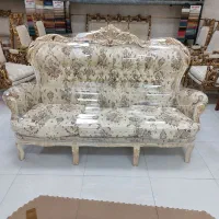 مبل سلطنتی۷نفره تمام راش مدل دوسرگل درحدنو|مبلمان خانگی و میز عسلی|رشت, آزادگان|دیوار