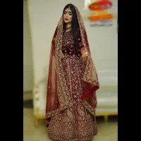 کرایه لباس هندی خیلی پرکار و خاص عنابی اورجینال|لباس|شیراز, شاهچراغ|دیوار