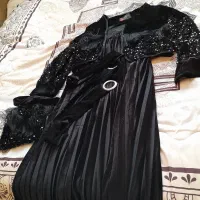 فروش لباس مجلسی مخمل مشکی