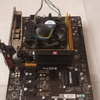 مادربرد b250 به همراه cpu i3 6100 و گرافیک amd
