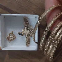 مقداری طلای خانگی نو به صورت تکی و یکجا