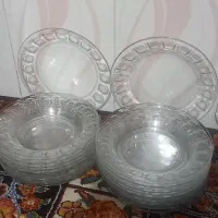 بشقاب پیرکس مارک لومینارک فرانسه|ظروف سرو و پذیرایی|وحیدیه, |دیوار