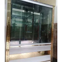 فروش یخچال ایستاده 4 درب ب رنگ طلایی .