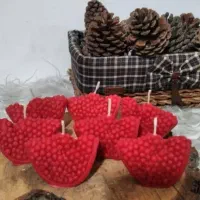 شمع و گیفت یلدایی|صنایع دستی و سایر لوازم تزئینی|شاهینشهر, خانه کارگر|دیوار