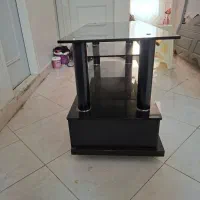 میز تی وی شیشه ای مشکی شیک|میز تلویزیون|تهران, سازمان برنامه جنوبی|دیوار