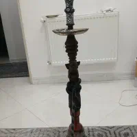 ۲ عدد قلیون فروشی تمع گرفته
