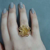 انگشتر طرح گل