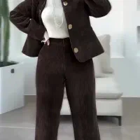 ست کت شلواری زنانه لاجوردی