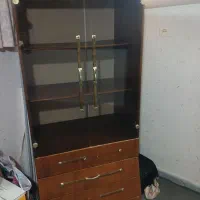 کمد ویترینی ۳ کشو