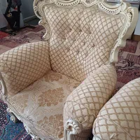 مبل سلطنتی همراه با غذا خوری|مبلمان خانگی و میز عسلی|بیله سوار, |دیوار