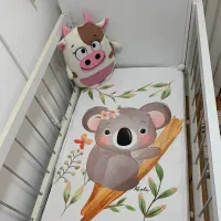 تخت کودک همراه رو تختی و تشک|تخت و صندلی بچه|فومن, |دیوار