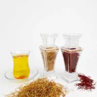 پک ویژه زعفران سرگل ممتاز + ریشه زعفران