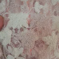 پرده عرض رویه، ۱متر با چین، عرض پرده تور حدود ۲۷۰|پرده، رانر، رومیزی|آمل, |دیوار