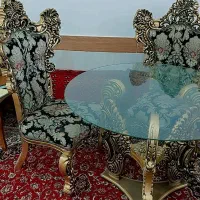 میز ناهار خوری ۴ نفره سلطنتی تمام چوب درحد