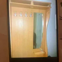 جاکفشی آینه دار قدی۴ کشو با کمد  کوچک کنارش|جاکفشی، کمد، دراور|شیراز, باغ تخت|دیوار