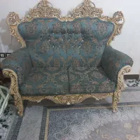 یک دست مبل 7نفره به همراه سه عددمیزعسلی|مبلمان خانگی و میز عسلی|وحیدیه, |دیوار