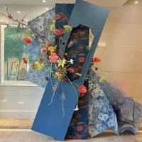 پایه گل سفارشی/گل ژورنالی/پایه گل تبریک/استندگل