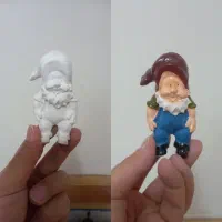 رنگ آمیزی مجسمه، کار در منزل ، نیروی خانم ماهر