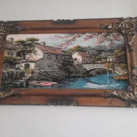 قاب وساعت دیواری|تابلو فرش|دورود, |دیوار