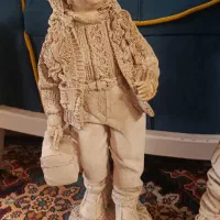 مجسمه دختر وپسر