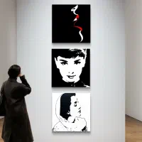 تابلو دکوراتیو ۳ تایی