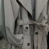 ترنچ کت بارونی کرمی آستر دار ضخیم|لباس|نسیمشهر, |دیوار