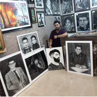 سیاه قلم و طراحی چهره (تخفیف ویژه روز مادر)