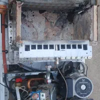 ابگرمکن پکیج اجاقگاز صفحه ای.موتورکولر بخاری