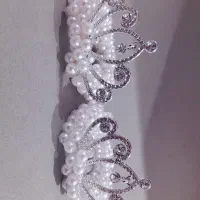 کش مو مرواریدی تاج دار