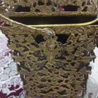 جا دستمال کاغذی برنز اصل|صنایع دستی و سایر لوازم تزئینی|خرمآباد, |دیوار