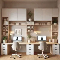 میز تحریر و میر کار مدرن و مینیمال