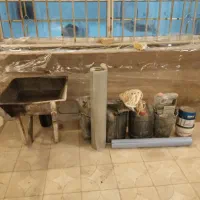 فرغون تخته۴ متری لوازم بنایی ضدزنگ بیل