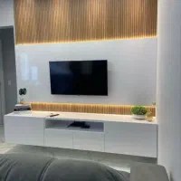 کابینت کمد دیواری ومیزtv|کتابخانه، شلف، قفسه‌های دیواری|زاهدان, |دیوار