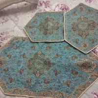 رومیزی 3تیکه نو|پرده، رانر، رومیزی|گلبهار, شهر جدید گلبهار|دیوار