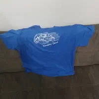 تیشرت خارجی آبی رنگ