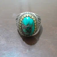 انگشتر نقره ۹۲۵ فیروزه نیشابور