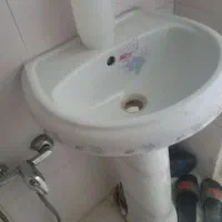 سنگ دسشویی با اینه ام دی اف|لوازم سرویس بهداشتی|نسیم‌شهر, |دیوار