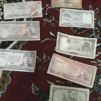 تعدادی اسکناس کمیاب روپیه و لیر عتیقه