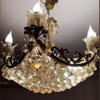 لوستر مجلل کریستالی