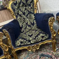 مبل نه نفره چوب راش دست ساز ملایر تمیز وسالم|حراج|اهواز, گلستان|دیوار