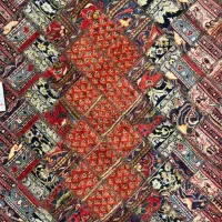 دو تخته فرش دستباف چهل تیکه