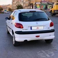 پژو 206 تیپ دو سفید تمام IKCO