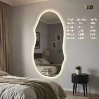 آینه دفرمه دکورال|آینه|مشهد, شاهد (شهرک غرب)|دیوار