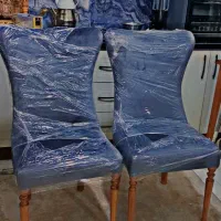 باسلام دو عدد صندلی نو هنوز استفاده نشده|میز و صندلی غذاخوری|سرولایت, |دیوار