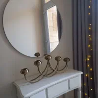 شمعدان کروم / ۵ شعله