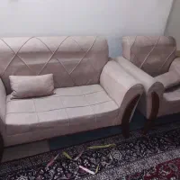 مبل هفت نفره به همراه میز و عسلی